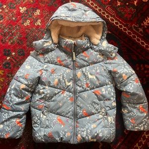 Mini Boden Girls Sherpa Lined Anorak 9-10Y